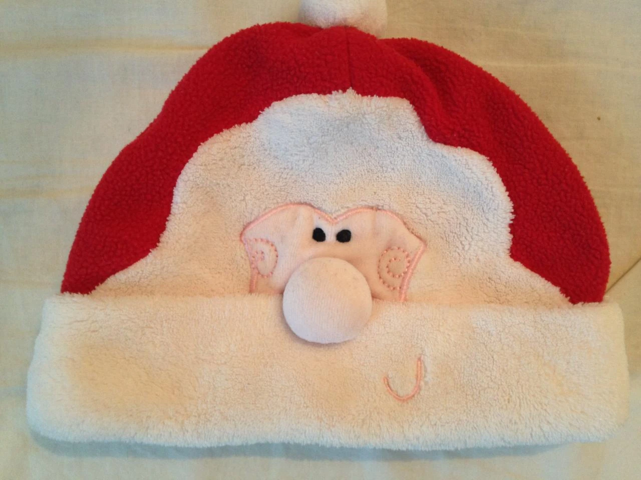 Bonnet Chaud Déguisement Bébé Garçon Père Noel Taille 6/12 Mois Idée Cadeau